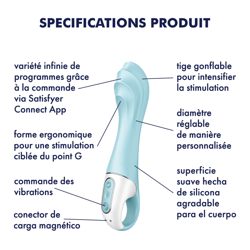 Vibromasseur Gonflant